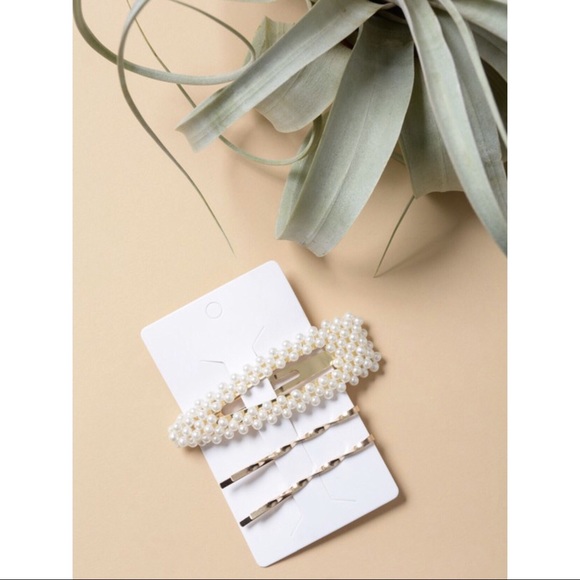 🆕 Luxe Pearl Hair Clip - Picture 3 of 5